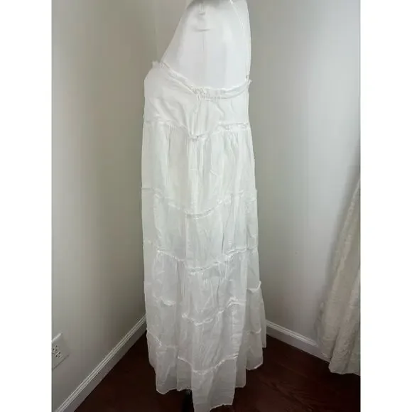 New w/FLAW Show Me Your Mumu Gracie Midi Dress White- Small - Picture 4 of 10